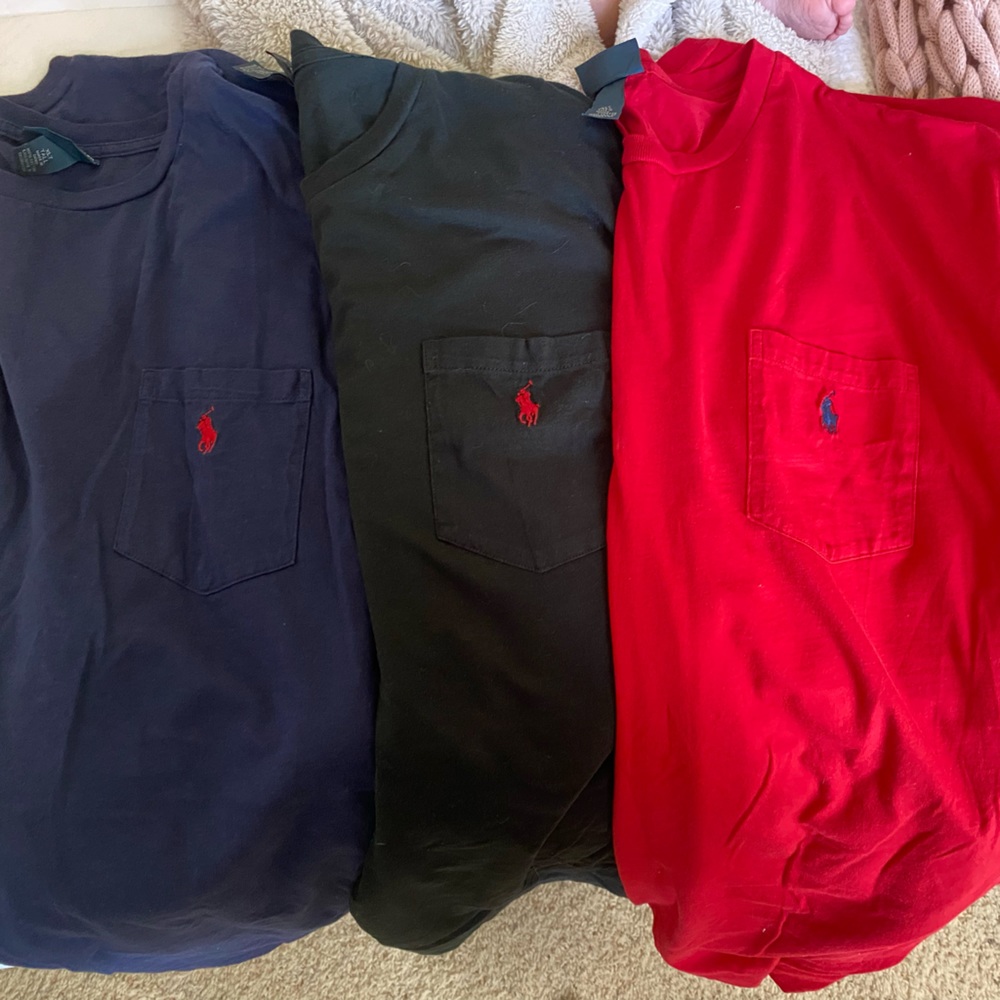 2 Polo T-shirts with pockets- XL Tall